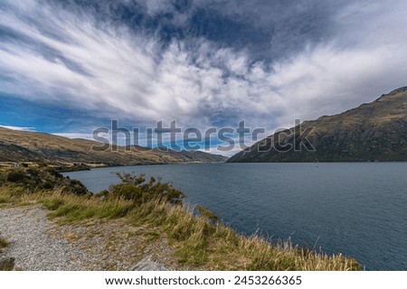 Devil's Staircase Lookout Point, Kingston Road, Southern Scenic Rte, South Island, New Zealand Royalty-Free Stock Photo #2453266365