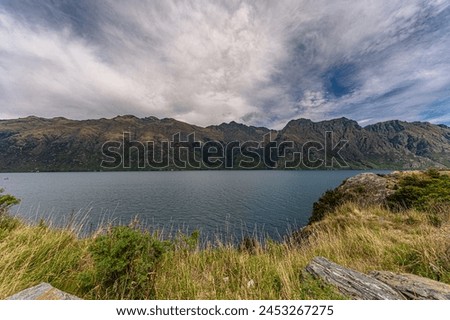 Devil's Staircase Lookout Point, Kingston Road, Southern Scenic Rte, South Island, New Zealand Royalty-Free Stock Photo #2453267275