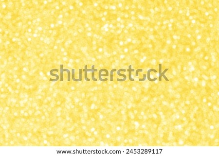  Yellow golden bokeh glitter sparkle light shiny background. Celebration, Joyful, Wedding, Anniversary, New Year, Christmas and Summer backdrop.