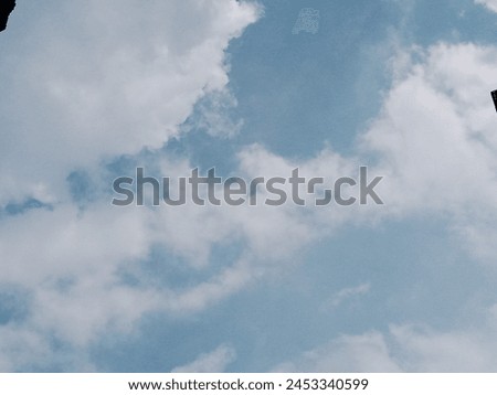 Blue Sky. Sky Blue. Sky backgroundnya Royalty-Free Stock Photo #2453340599