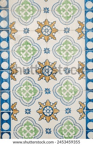 Diverse array of Portuguese tiles,showcasing intricate patterns and vibrant colors that reflect centuries of cultural heritage and artistic craftmanship.