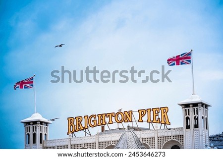 Brighton Palace Pier, Brighton and Hove, East Sussex, England, United Kingdom, Europe Royalty-Free Stock Photo #2453646273