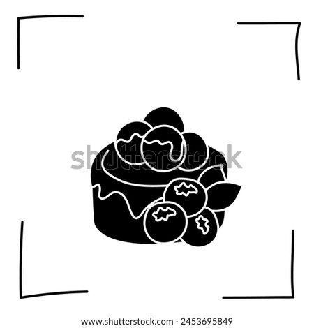 Vector. Contour icons. Line icons of desserts and sweet dishes. Candies, chocolate, cakes, donuts, ice cream in sketch style. Icons set,  stroke. Hand drawn signs. Desserts and sweets doodle set.