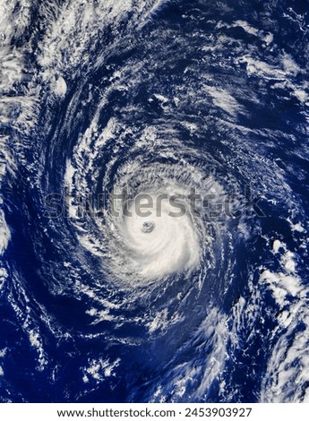 Hurricane Kate, Atlantic Ocean. Hurricane Kate, Atlantic Ocean. Elements of this image furnished by NASA. Royalty-Free Stock Photo #2453903927