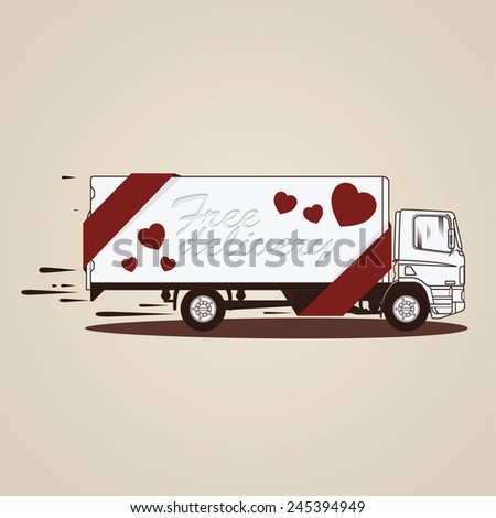 Love Concept of Trucks