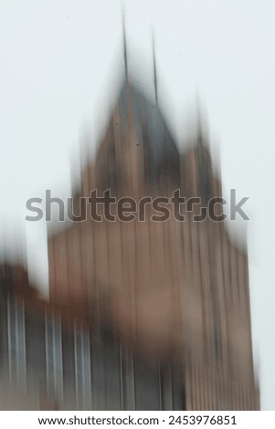 Abstract pictures of a castle, old town, Czechia