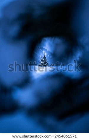 3D Snowy Environment Abstract And Background Texture .