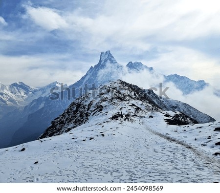 Mountains, nepal, mardi, natural, beauty Royalty-Free Stock Photo #2454098569