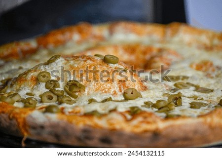 Isolated high resolution image close up of fresh and delicious pizza - Israel