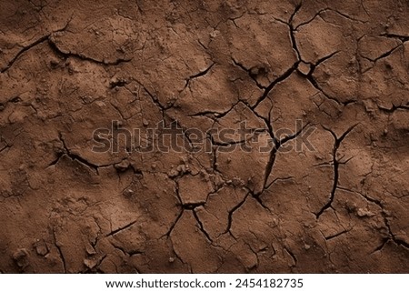 Processed collage of dry cracked clay surface texture. Background for banner, backdrop or texture for 3D mapping