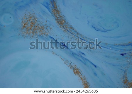Abstract colors, backgrounds and textures. Colorful chemical experiment.