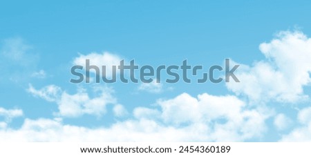 Sky Blue and Cloud Background,Summer Nature Scenery, Beauty clear sky cloudy in bright light winter morning,Horizon spring sky vivid cyan landscape in environment day