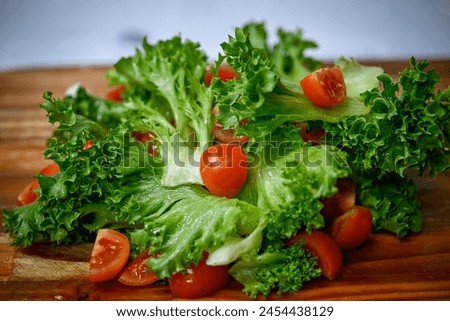 High resolution image of a delicious fresh salad  from organic vegetables- Israel
