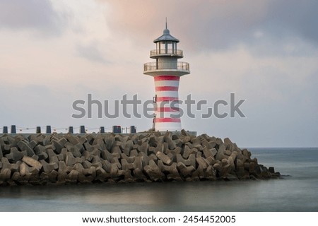 The liberty lighthouse in Lingshui, Hainan, China.