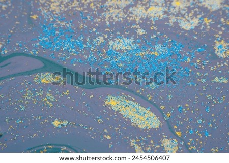 Abstract colors, backgrounds and textures. Colorful chemical experiment.