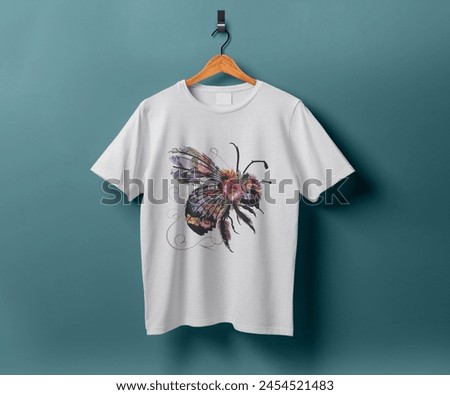 Cartoon animal isolated t-shirt design