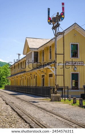 The Ghost Town of Thurmond in the New River Gorge National Park, West Virginia