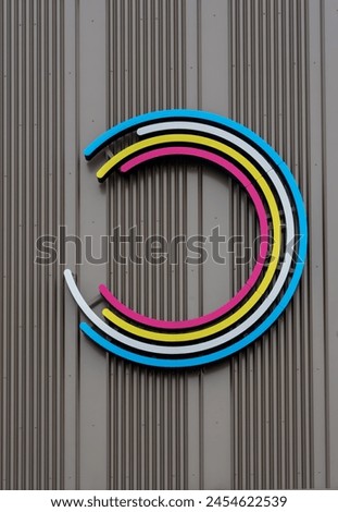 abstract background with lines,background lines and half a circle