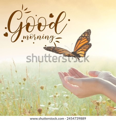 good morning, great morning wish card for everyone