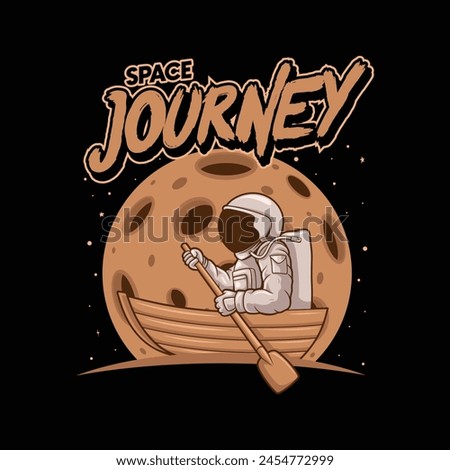 astronaut riding a raft,illustration astronaut riding ship