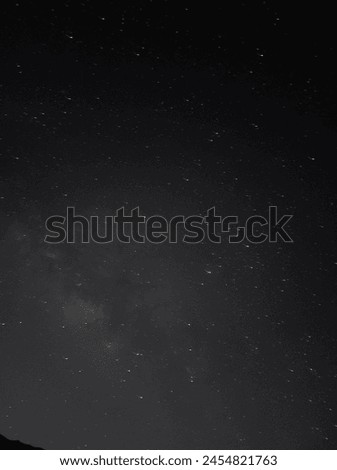 Clear view of the starry night sky showcasing numerous stars and faint nebulae, capturing the vastness and mystery of the universe