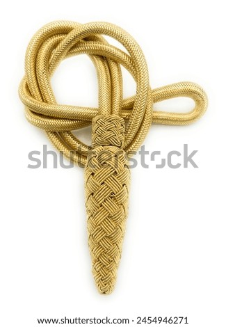Sword Knot Decorative loop for scabbard of a sword Royalty-Free Stock Photo #2454946271