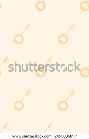 pattern golden key symbol clip art