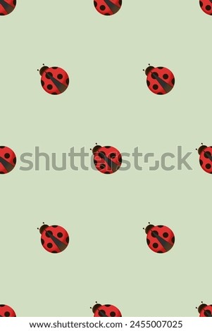 a pattern ladybug clip art
