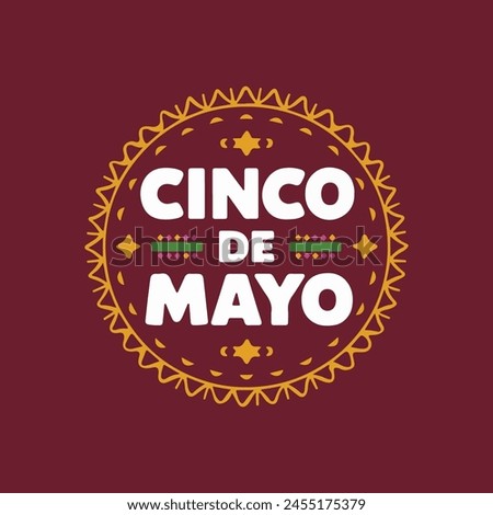 illustration of Cinco de Mayo greeting 
 vector, typography, t-shirt vintage Design