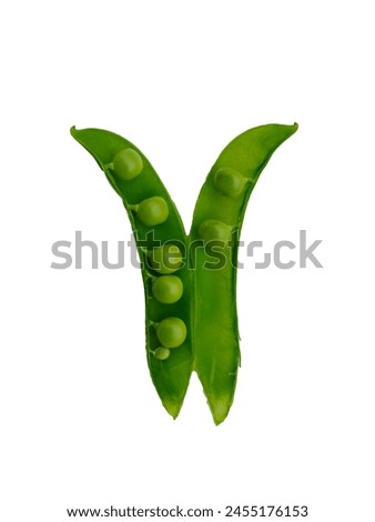 Agriculture Food: Beautiful Green Pea, Clipping