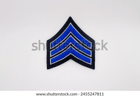 NYPD Police Sergeants Patch on a White Background Patch 