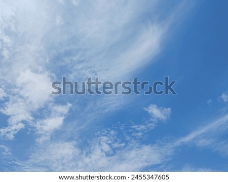A wonderful blue sky with clouds