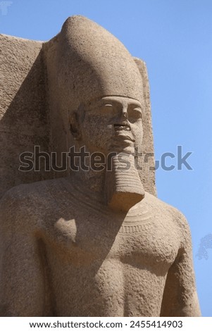 Memphis, Narmer, Statue of Ramses II, Colossus of Ramses II, Cairo, El Cayro, Egypt, pharaoh, Pharaohs, Archaeology, necropolis, Egyptology Royalty-Free Stock Photo #2455414903