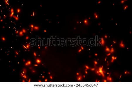 Fire Spark Overley Background, Fire Sparking, Fire Backgrounds, 2024 