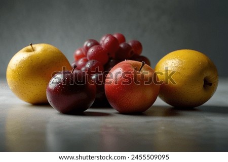 Picture With Fruits Like Apple And Oranges