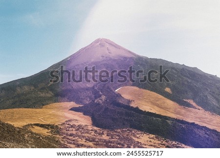 Early morning next to Teide. Analog photography, Pentax Royalty-Free Stock Photo #2455525717