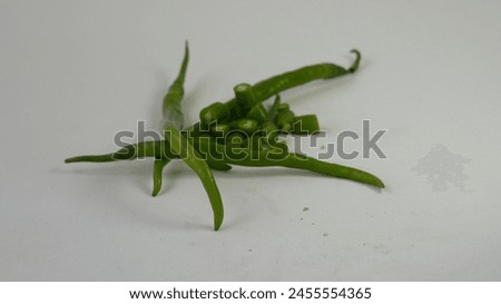 Close up photography of Green Chili Pepper . Green Chili Pepper stock photography. Stock photography.