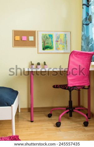 Photo of modern estate workplace for kids