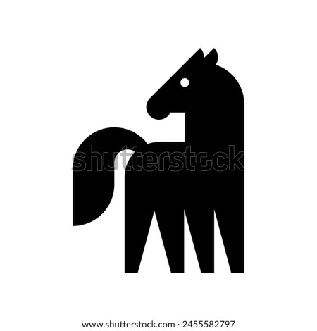 Horse logo. Icon design. Template elements	