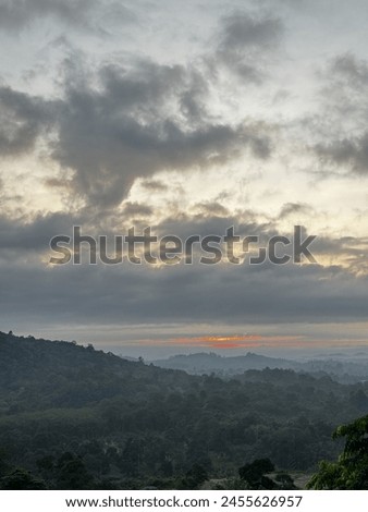 sunset from the hill of Karak Pahang