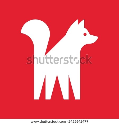 Dog logo. Icon design. Template elements	
