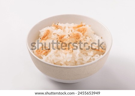 [From Shizuoka Prefecture] Sakura shrimp cooked rice Royalty-Free Stock Photo #2455653949