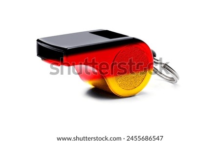 Whistle with German national colors