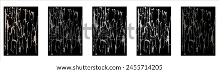 Abstract grunge background vector illustration. Crack texture collection.