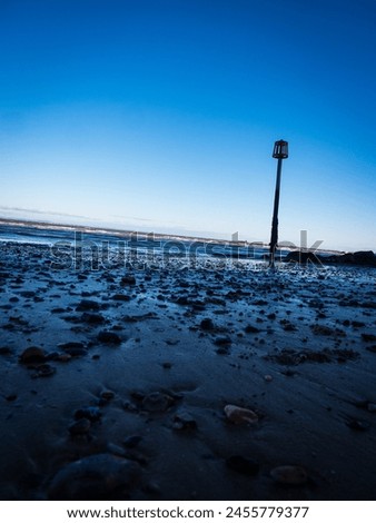Seaview beach, early morning, Isle of Wight. Royalty-Free Stock Photo #2455779377