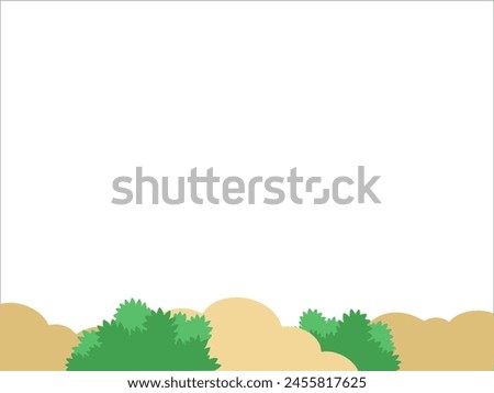 Grass Landscape Land Background Illustration