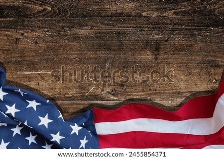 American flag with the text Memorial day.