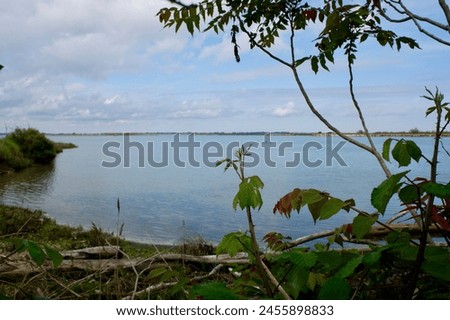 landscape of the Po river delta