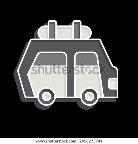 Icon Car Rent. related to Hotel Service symbol. glossy style. simple design illustration
