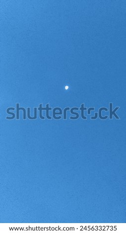 this is the moon that is still visible in the morning